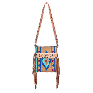American Darling Cross Body Hand Tooled Saddle Blanket Genuine Leather Women Bag Western Handbag Purse